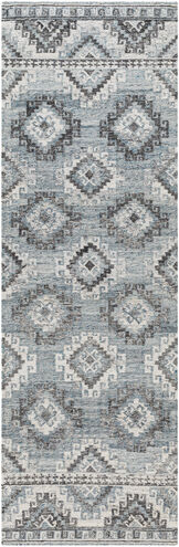 Alyssa 96 X 30 inch Light Grey Rug, Runner