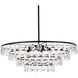 Ella 6 Light 28 inch Black Pendant Ceiling Light