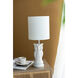 Owl 19 inch 60.00 watt White Table Lamp Portable Light