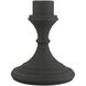 Allison 11 inch Textured Black Outdoor Pier Mount Adapter