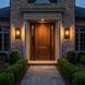 C&M by Chapman & Myers Modesto 1 Light 12.38 inch Textured Black Outdoor Wall Lantern