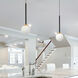 Capri 4.75 inch Black/Gold Pendant Ceiling Light