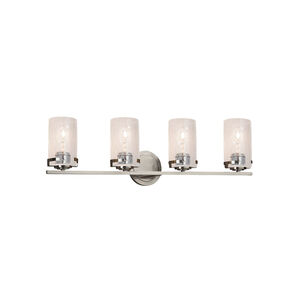 Fusion 31.5 inch Brushed Nickel Bath Bar Wall Light
