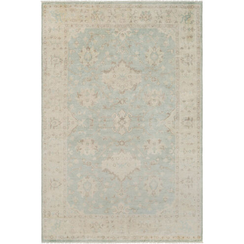 Wayne 36 X 24 inch Gray and Brown Area Rug, Wool and Silk