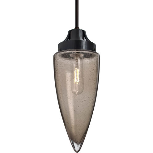 Sulu 1 Light Black Pendant Ceiling Light