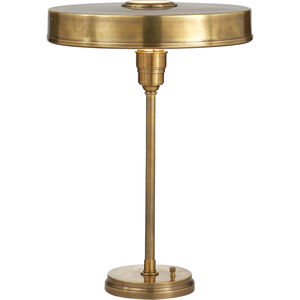 Thomas O'Brien Carlo 21 inch 60.00 watt Hand-Rubbed Antique Brass Table Lamp Portable Light