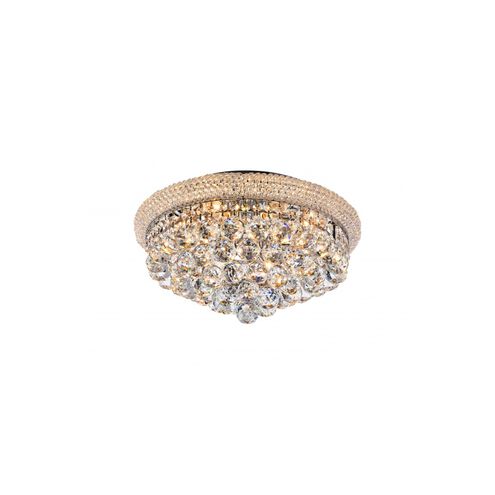 Canada 8 Light 16 inch Chrome Flush Mount Ceiling Light
