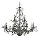 Circeo 12 Light 38 inch Deep Rust Chandelier Ceiling Light