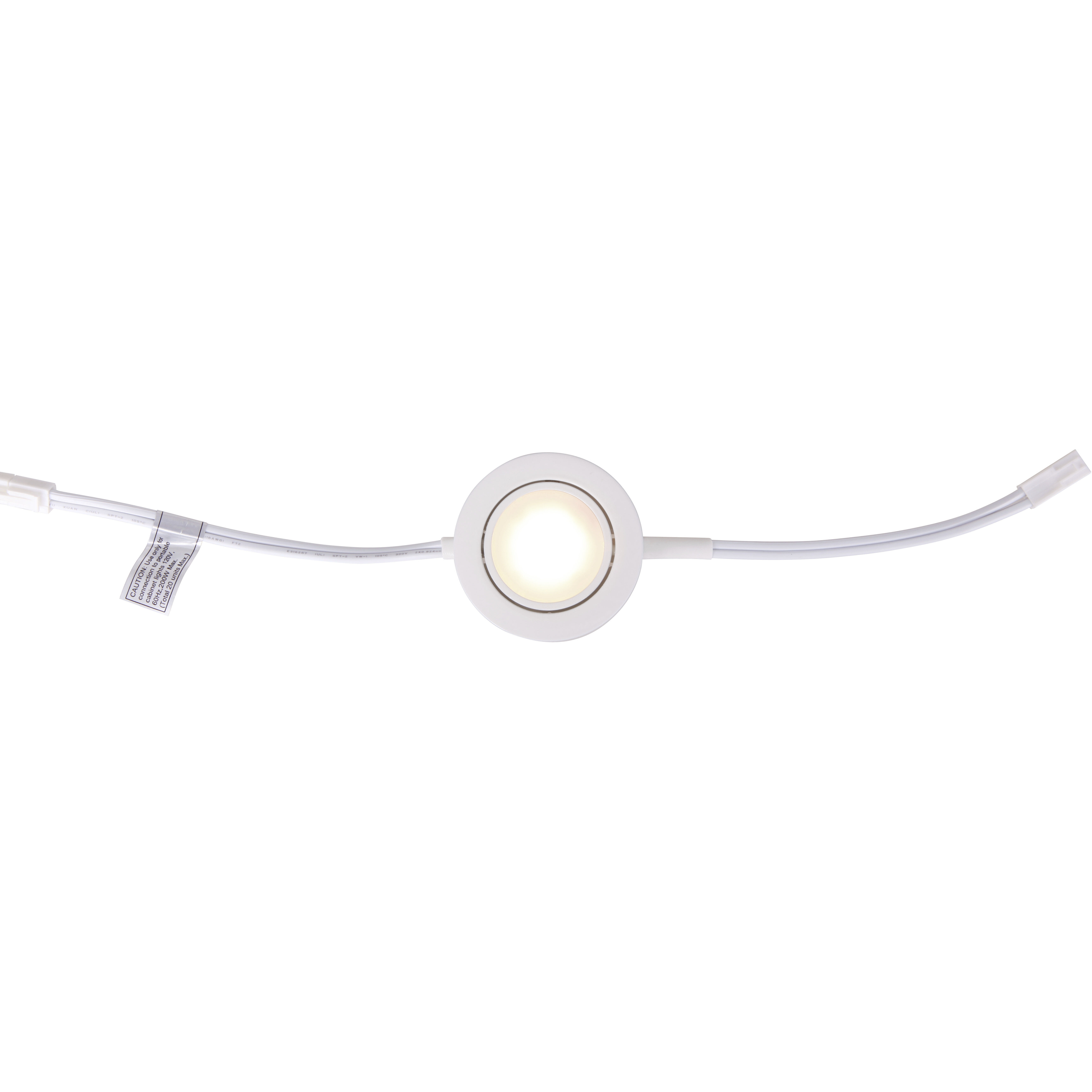 Low Profile 120 LED 2.75 inch White Under Cabinet Puck