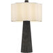 Gio 24 inch 100 watt Matte Black Table Lamp Portable Light