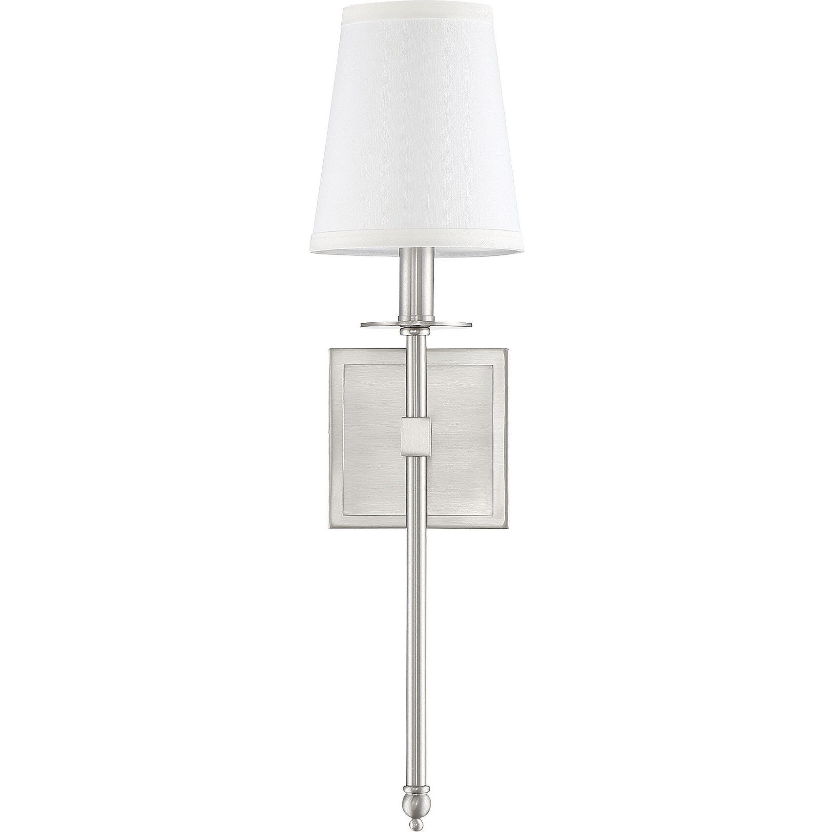 Monroe 1 Light 5 inch Satin Nickel Wall Sconce Wall Light, Essentials