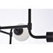 Hanson 8 Light 36 inch Black Pendant Ceiling Light