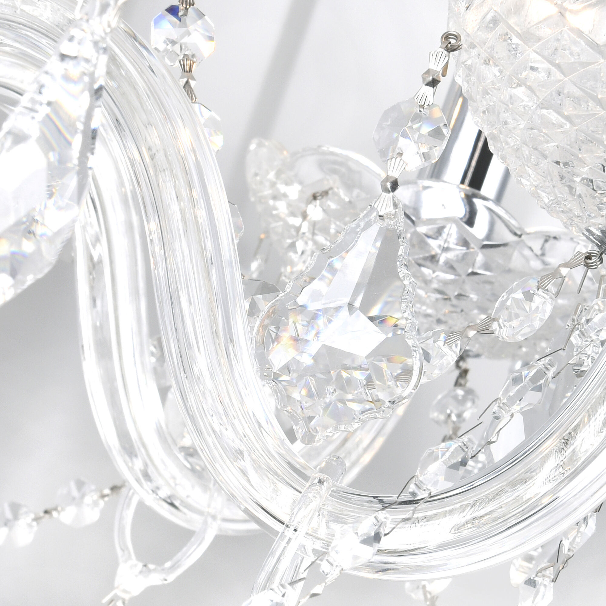 Princeton 6 Light 24 inch Chrome Down Chandelier Ceiling Light