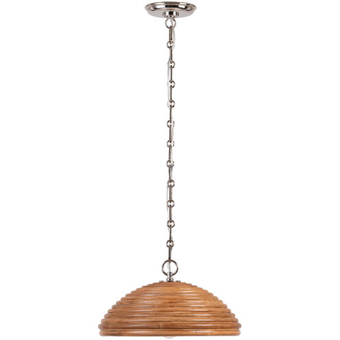 Suzanne Kasler Emerson LED 15.75 inch Polished Nickel Pendant Ceiling Light
