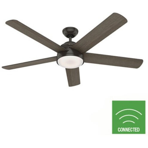 Romulus 60 inch Noble Bronze with American Walnut/Greyed Walnut Blades Ceiling Fan