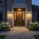 Lancaster 1 Light 14 inch Antique Brushed Nickel Outdoor Wall Lantern, Large