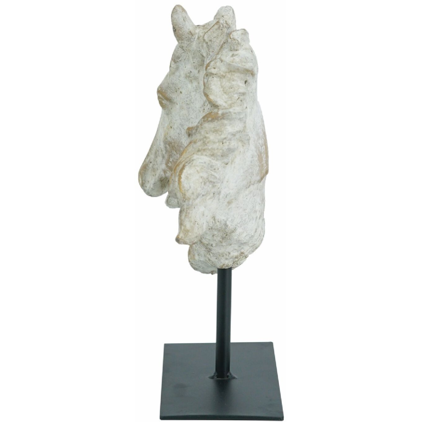 Anita Gray/Gold/Black Outdoor Statue