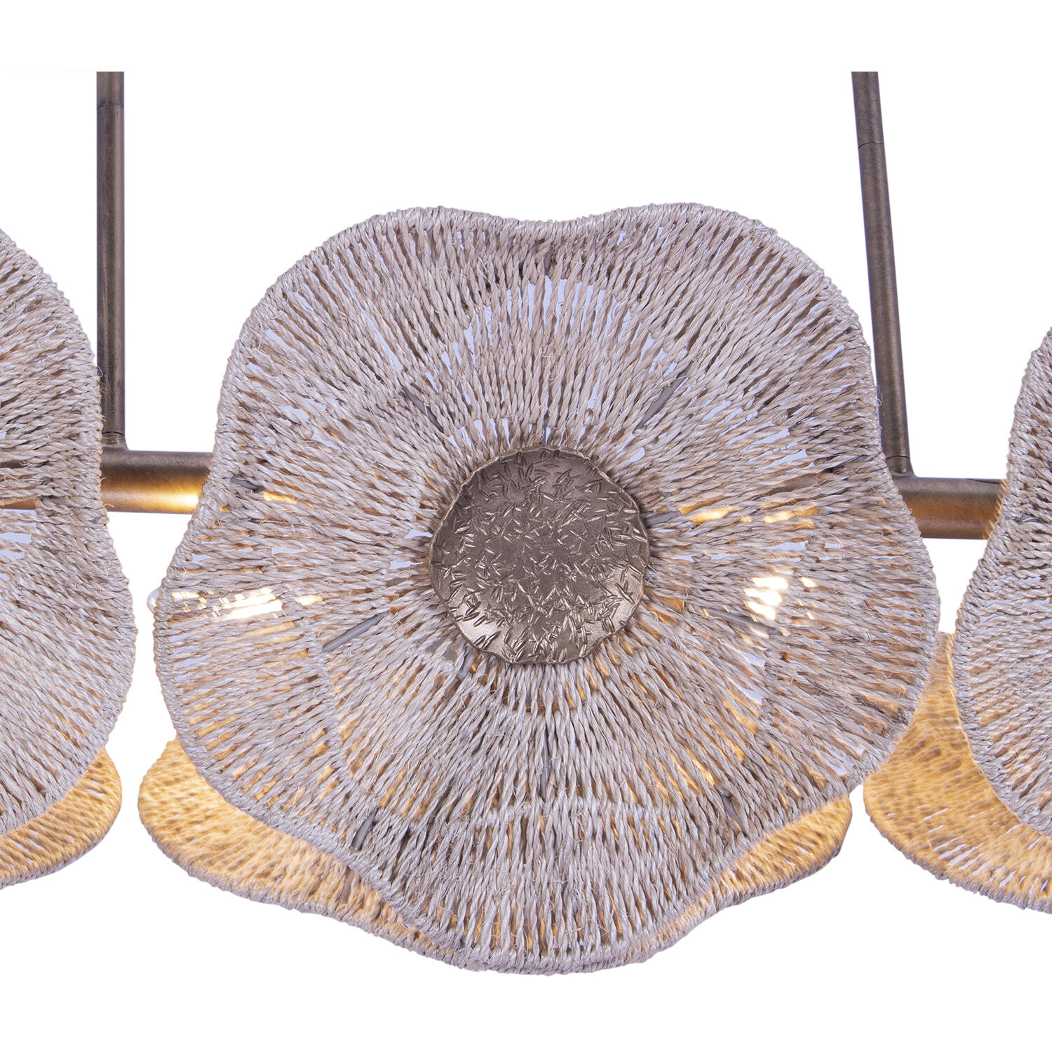 Poppy Island Light Ceiling Light in Pearlized Antique Brass