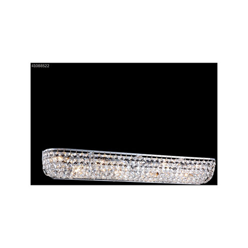 Zoe 8 Light 33 inch Silver Vanity Light Wall Light