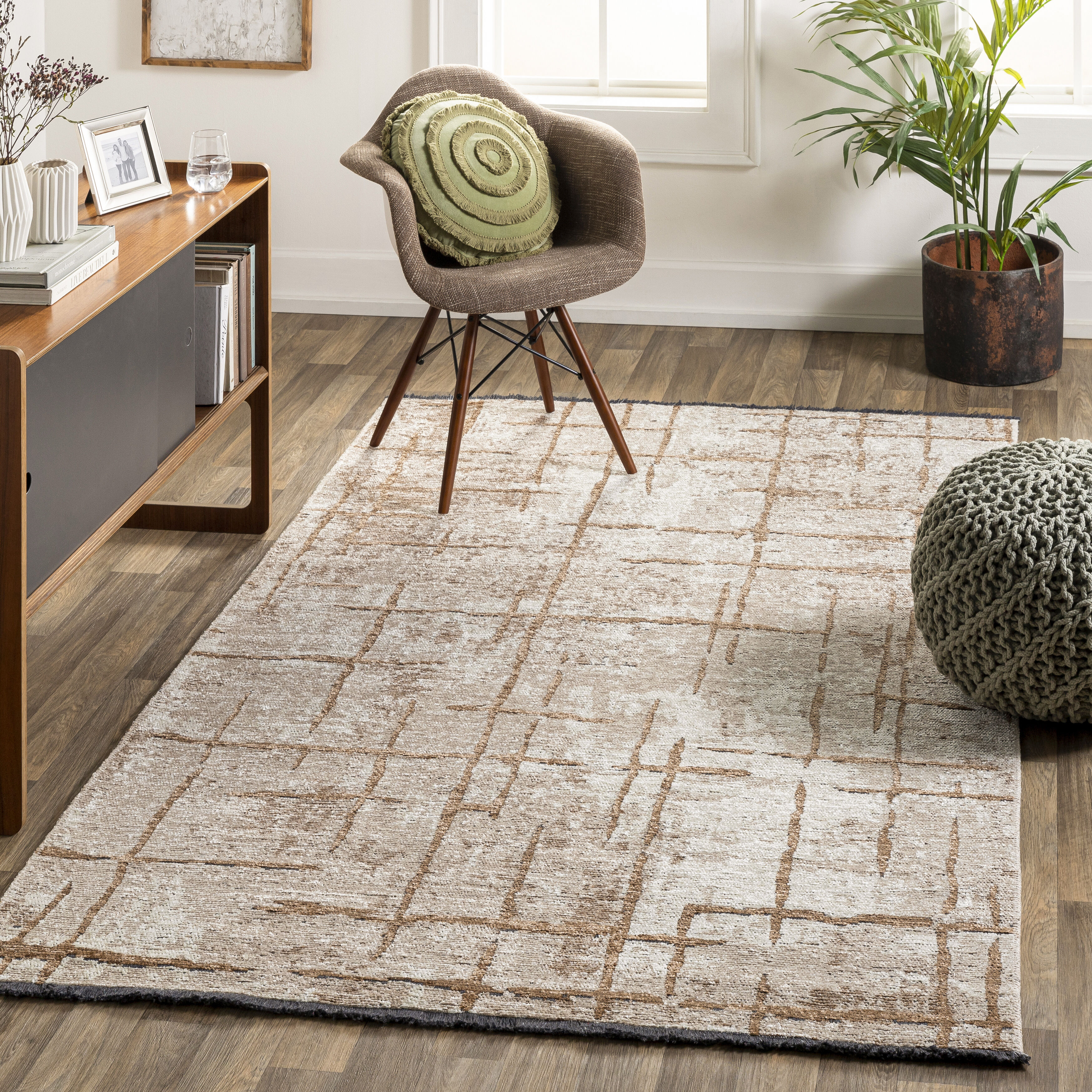 Toscana 84 X 59 inch Cream Rug, Rectangle