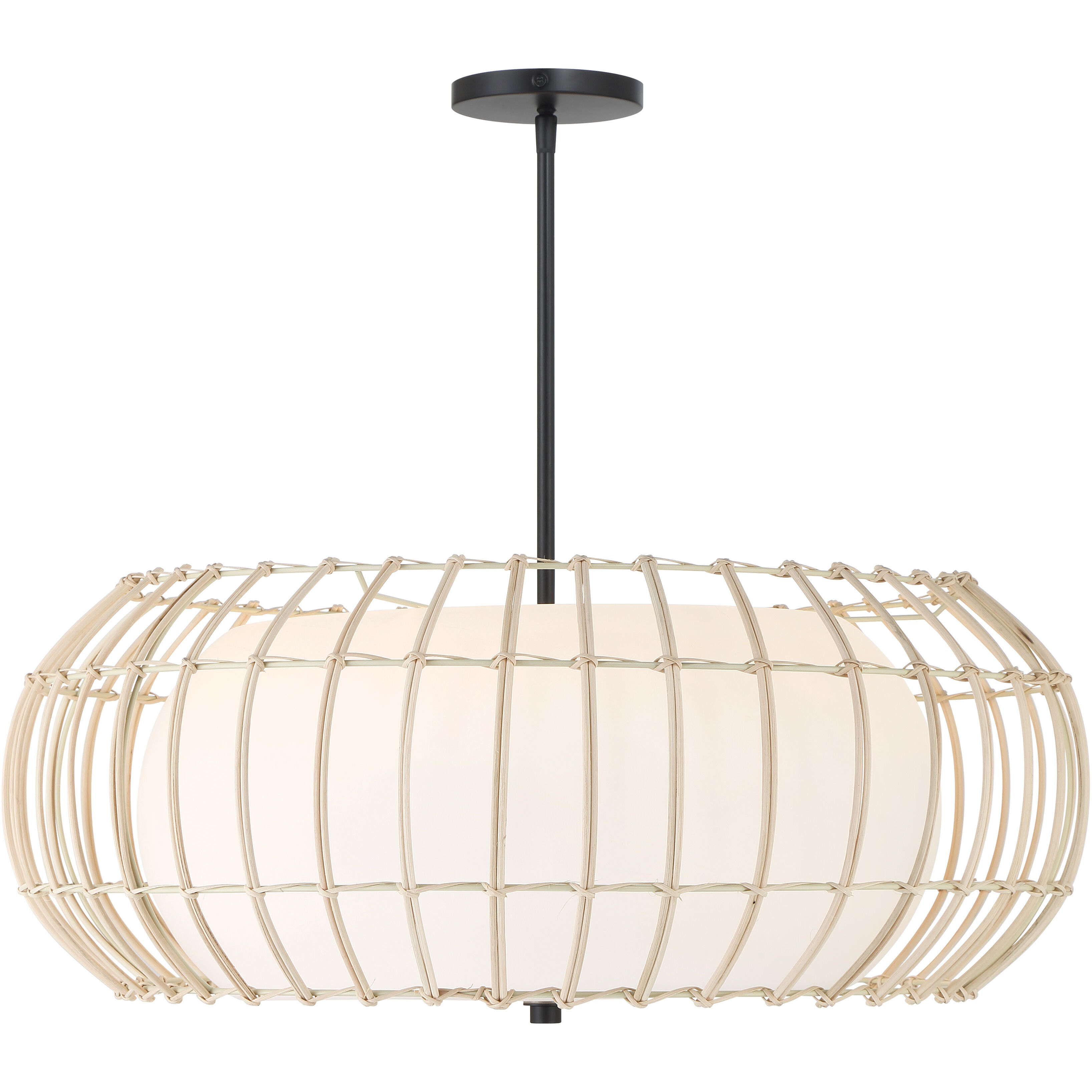 Watermill 4 Light 28 inch Coal Pendant Ceiling Light