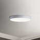 Trim - 0-10 V LED 7 inch White Flush Mount Ceiling Light