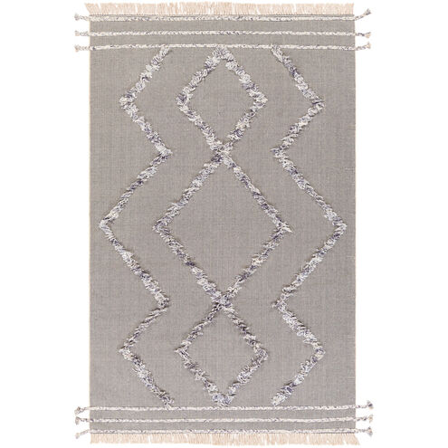 Palo Alto 90 X 60 inch Denim/White/Charcoal/Light Gray/Beige Rugs, Rectangle