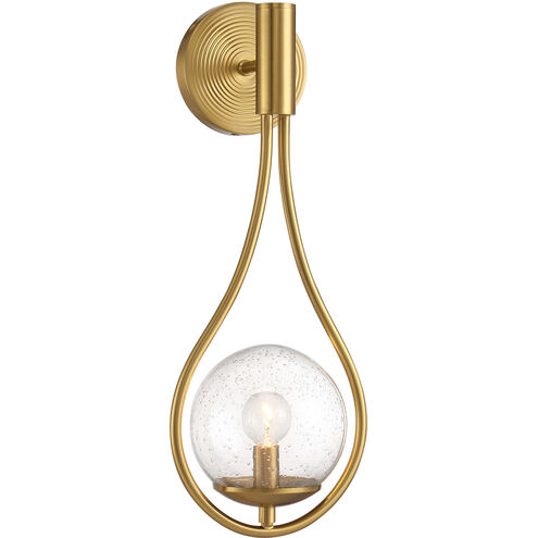 Encino 1 Light 8 inch Warm Brass Wall Sconce Wall Light