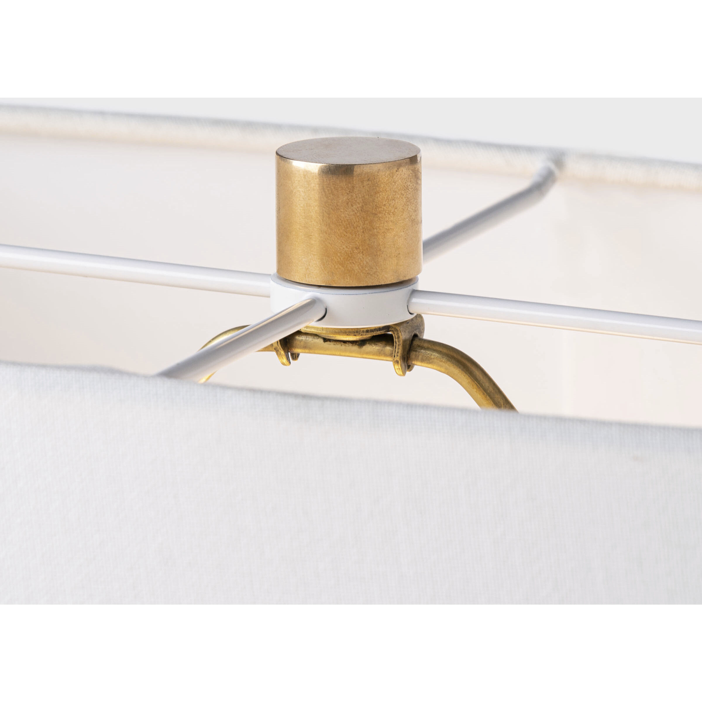 Chapman & Myers Pemba 24.75 inch 15.00 watt Glossy White Crackle Combed Table Lamp Portable Light, Medium