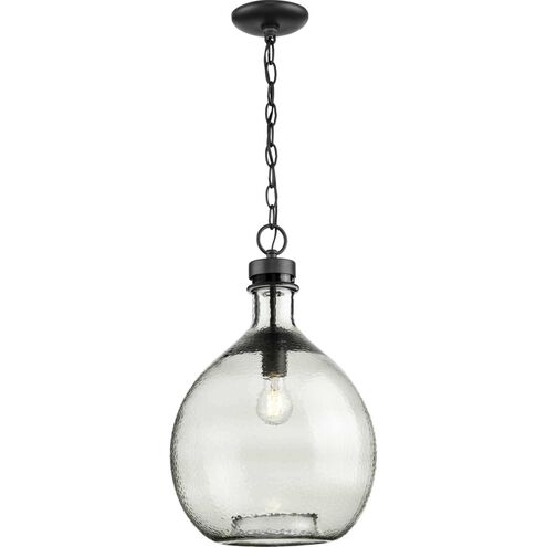 Zin 1 Light Graphite Pendant Ceiling Light, Design Series