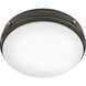 Oliver Indoor Flush Mount Ceiling Light in Black