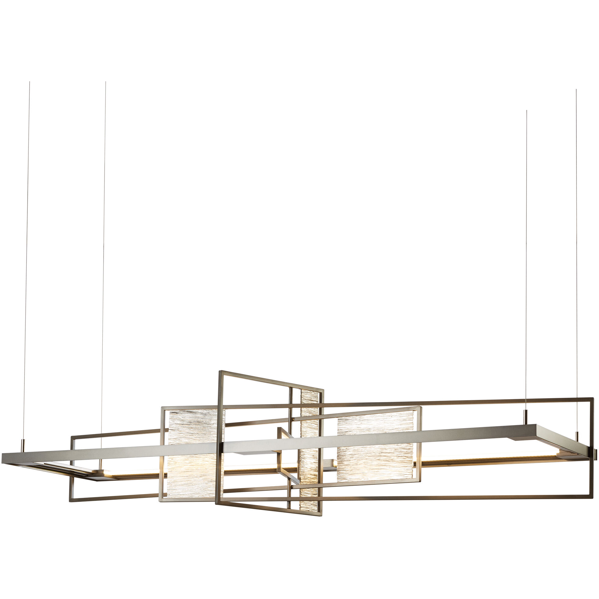 Summer LED 54.2 inch Dark Smoke and Sterling Pendant Ceiling Light in Dark Smoke/Sterling