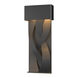 Tress LED 22.9 inch Coastal Black Outdoor Sconce, Small