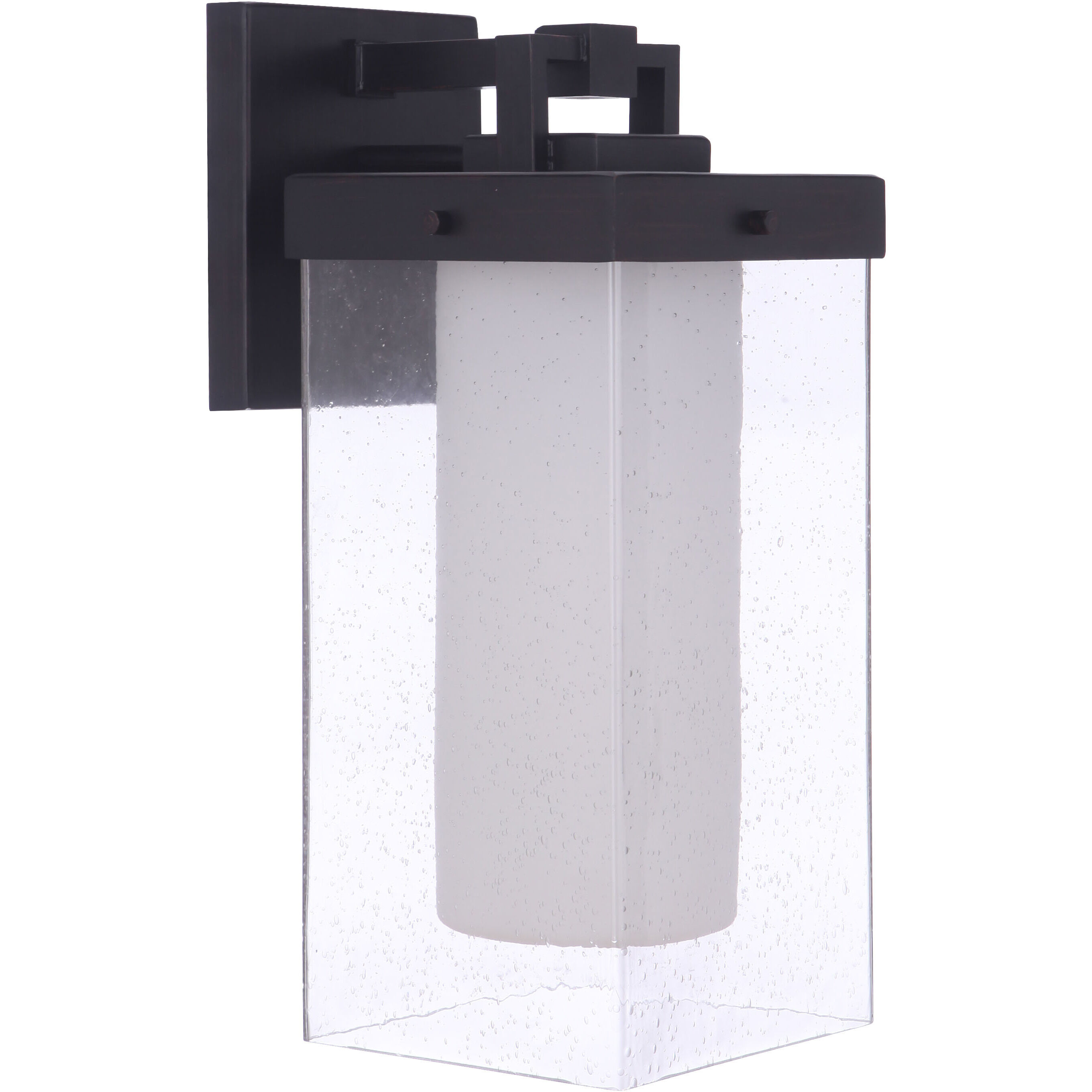 Hayner 1 Light 8 inch Midnight Outdoor Lantern, Medium