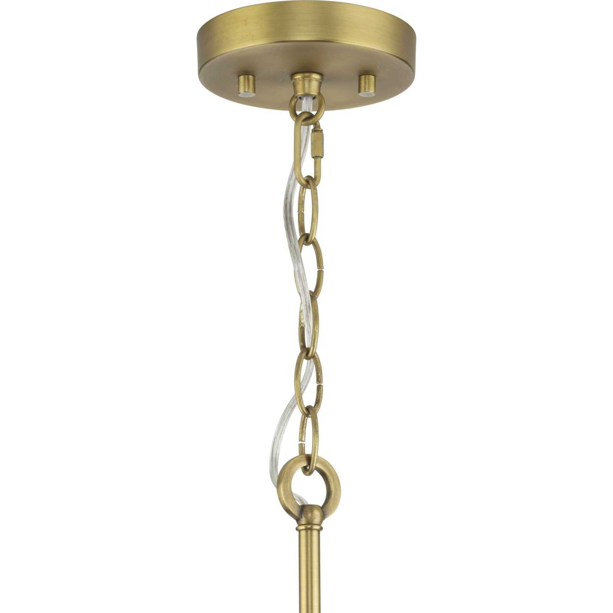 Laila 3 Light 16 inch Vintage Brass Semi-Flush Mount Convertible Ceiling Light, Design Series