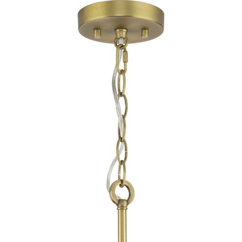 Laila 3 Light 16 inch Vintage Brass Semi-Flush Mount Convertible Ceiling Light, Design Series