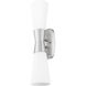 Emrys 2 Light 4.5 inch Brushed Nickel Wall Sconce Wall Light