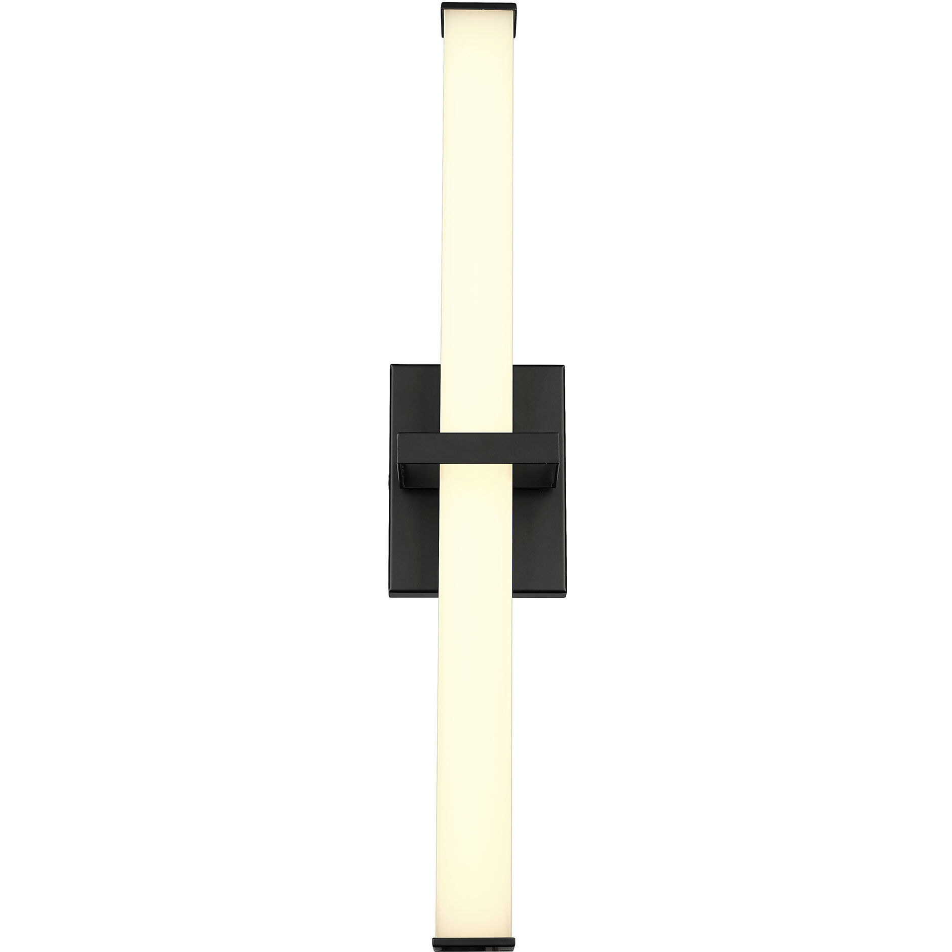 Elon Vanity Wall Light in Matte Black