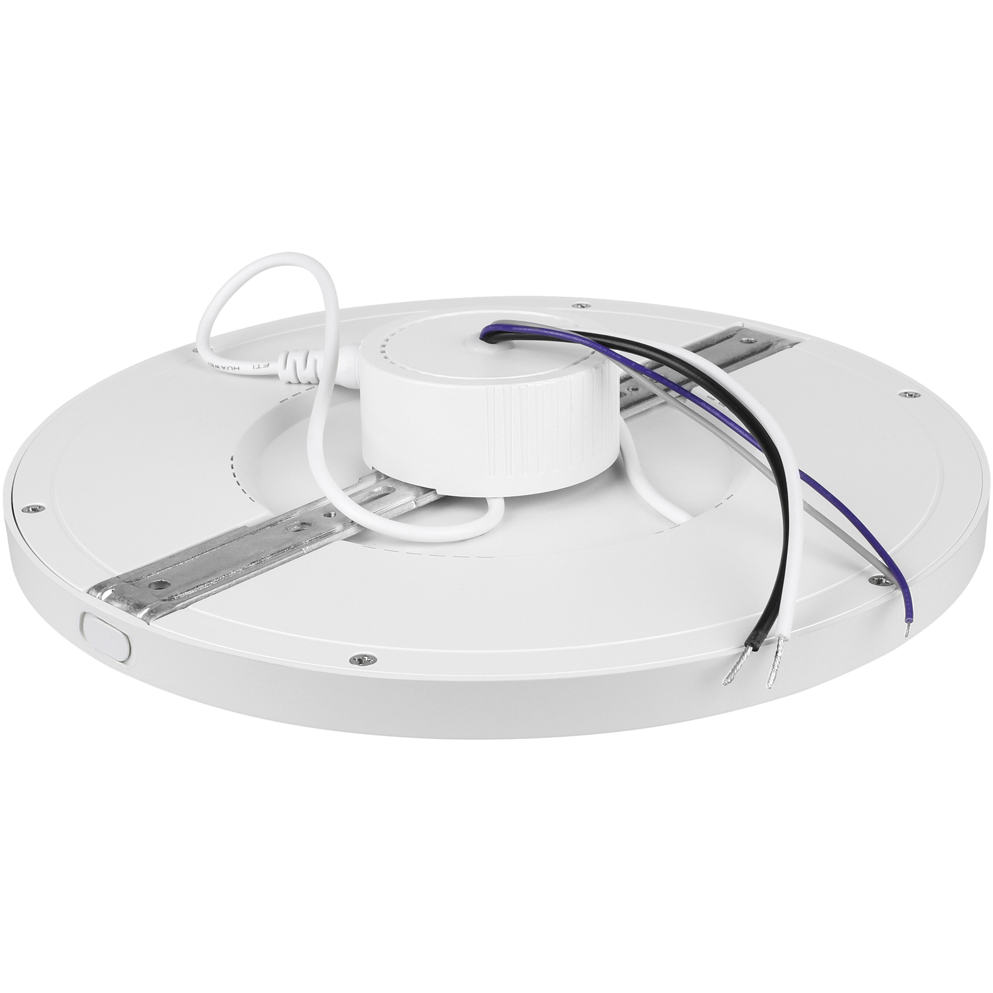 ModPLUS LED 9 inch Brushed Steel Flush Mount Ceiling Light, Round