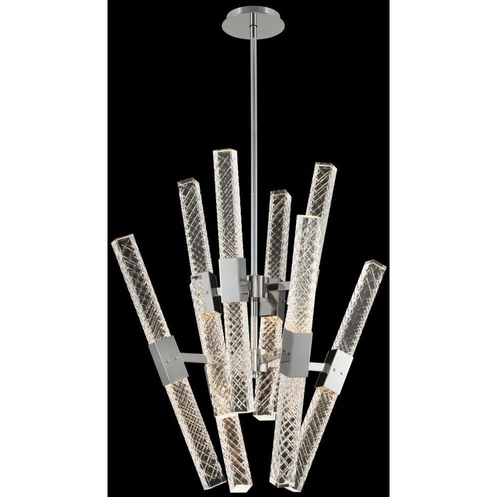 Apollo LED 26 inch Chrome Chandelier Pendant Ceiling Light