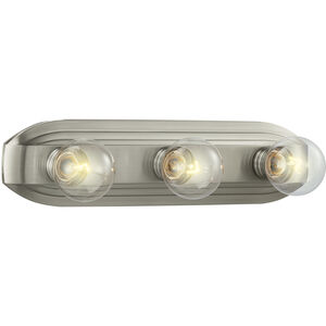 Value 3 Light 18 inch Brushed Nickel Bath Bar Wall Light
