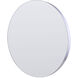 Carson 32 X 2 inch Brushed Nickel Mirror