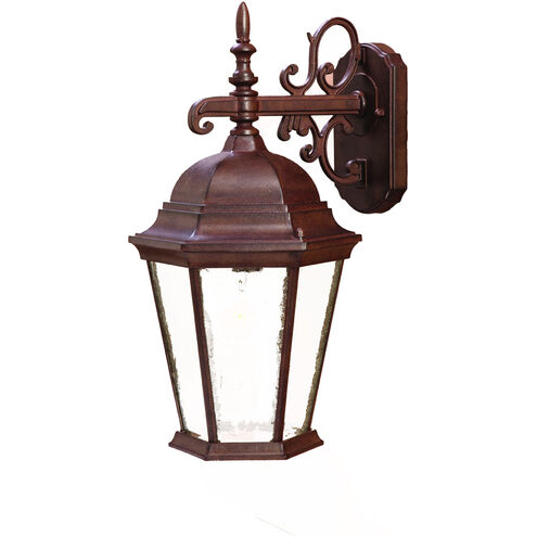 Richmond 1 Light 18 inch Burled Walnut Exterior Wall Mount