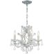 Maria Theresa 4 Light 16.5 inch Polished Chrome Mini Chandelier Ceiling Light in Clear Hand Cut