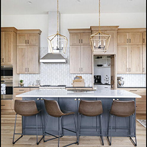 Abode 4 Light 24.5 inch Gold Leaf/Textured Black Chandelier Ceiling Light in Gold Leaf and Textured Black