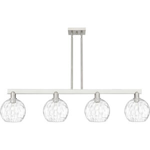 Arcadia Athens Water Glass 4 Light 50.75 inch Island Light