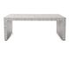 Optimist 48 X 24 inch Gray and Bone Coffee Table