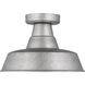 Sean Lavin Barn Light 1 Light 12 inch Weathered Pewter Outdoor Flush Mount