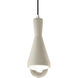Radiance Collection 1 Light 4.75 inch Antique Patina with Polished Chrome Pendant Ceiling Light