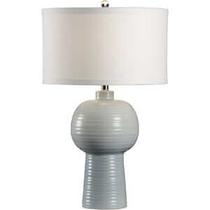 MarketPlace 29 inch 100 watt Crackle Glaze/Gray Table Lamp Portable Light